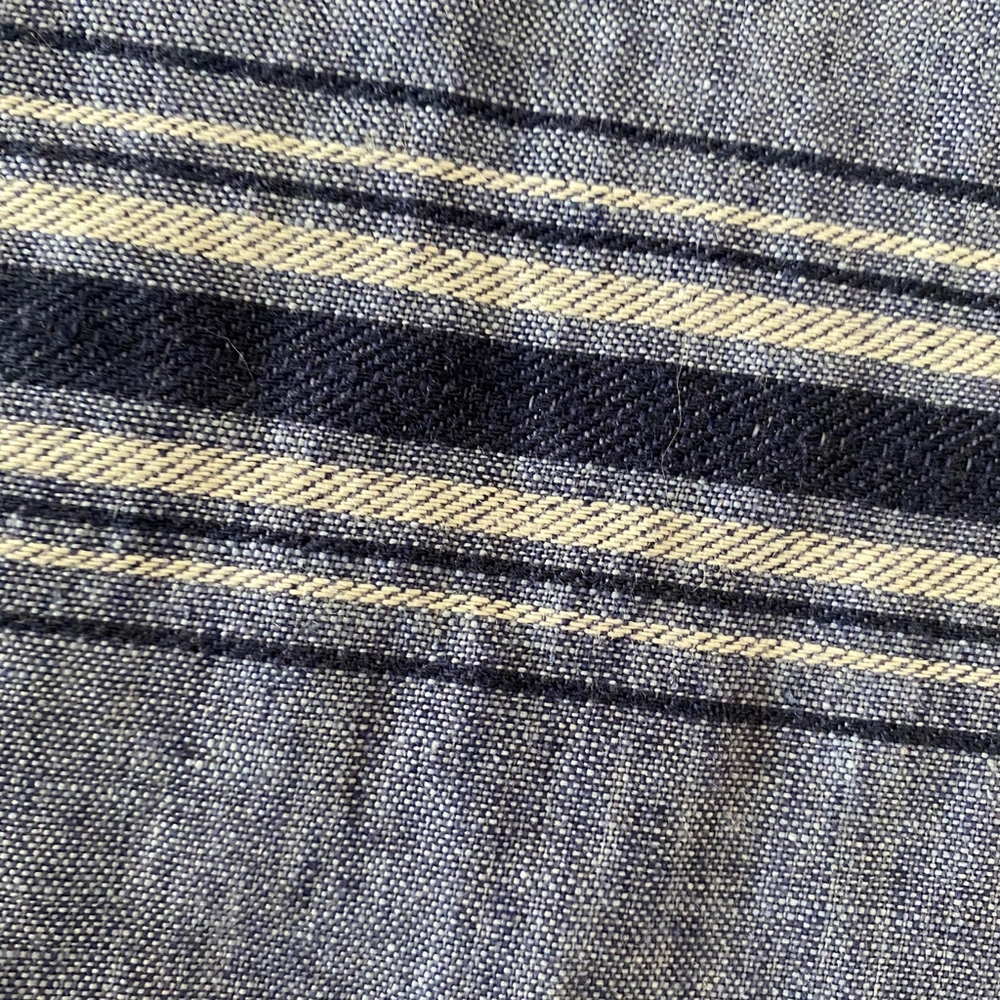 Talbots 100% Linen Wrap Style Side Button Skirt - image 8